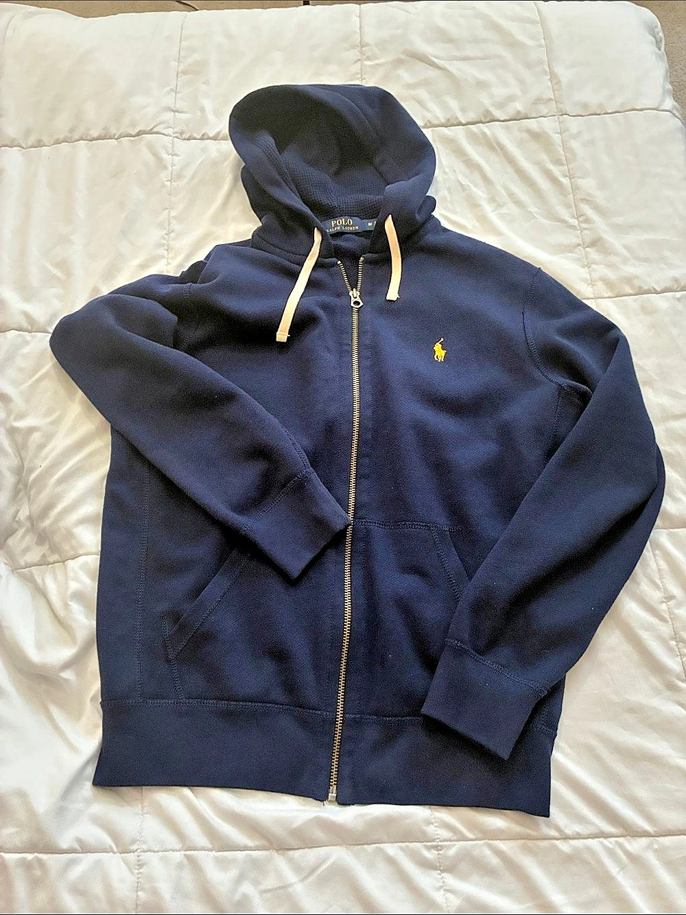 Polo Ralph Lauren Full-Zip Fleece Hoodie Men's Blue Medium